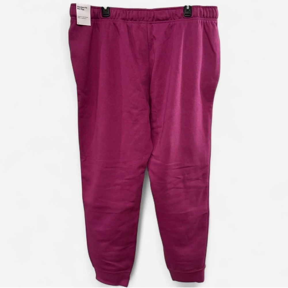 NWT Nike XXL Sportswear Club Fleece Women's Mid-Rise Joggers - Hot Fushsia - Picture 4 of 8